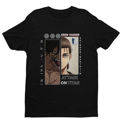 Eren Yaeger Shirt, Attack Titan Shirt, AOT Shirt, Eren Yaeger Shirt, Anime Graphic Tee, Anime Gifts