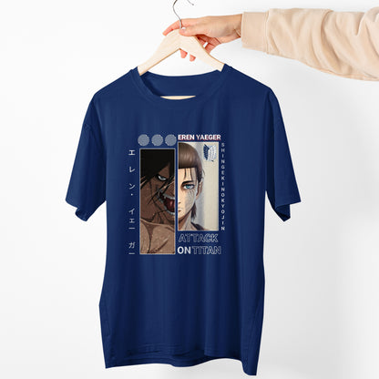 Eren Yaeger Shirt, Attack Titan Shirt, AOT Shirt, Eren Yaeger Shirt, Anime Graphic Tee, Anime Gifts