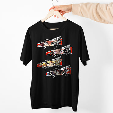 Anger Eyes Manga Text | Demon Slayer: Kimetsu no Yaiba Premium Unisex T-Shirt