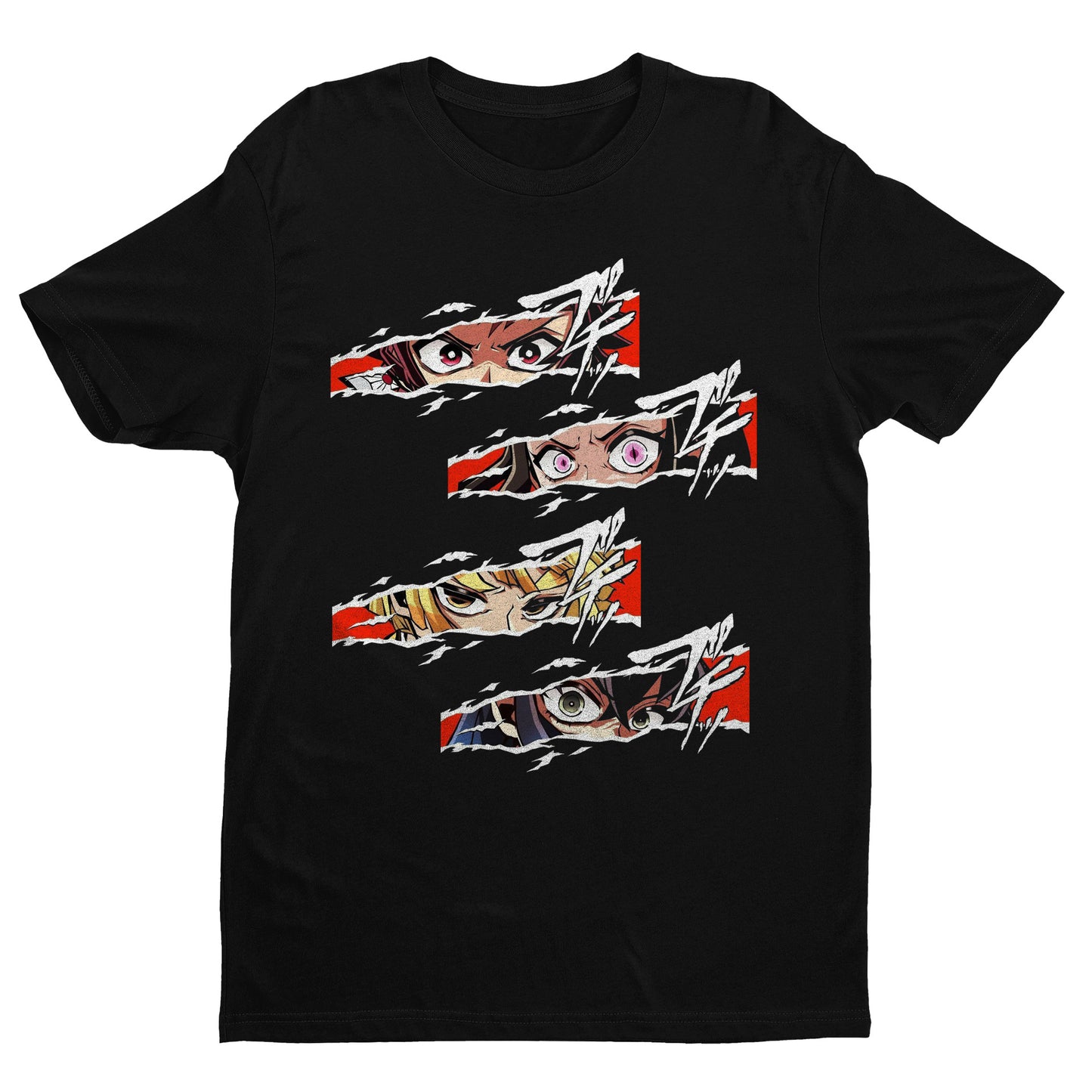 Anger Eyes Manga Text | Demon Slayer: Kimetsu no Yaiba Premium Unisex T-Shirt