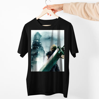 FF7 VII Cover Unisex T-shirt, Gamer Shirt, Gaming Gift