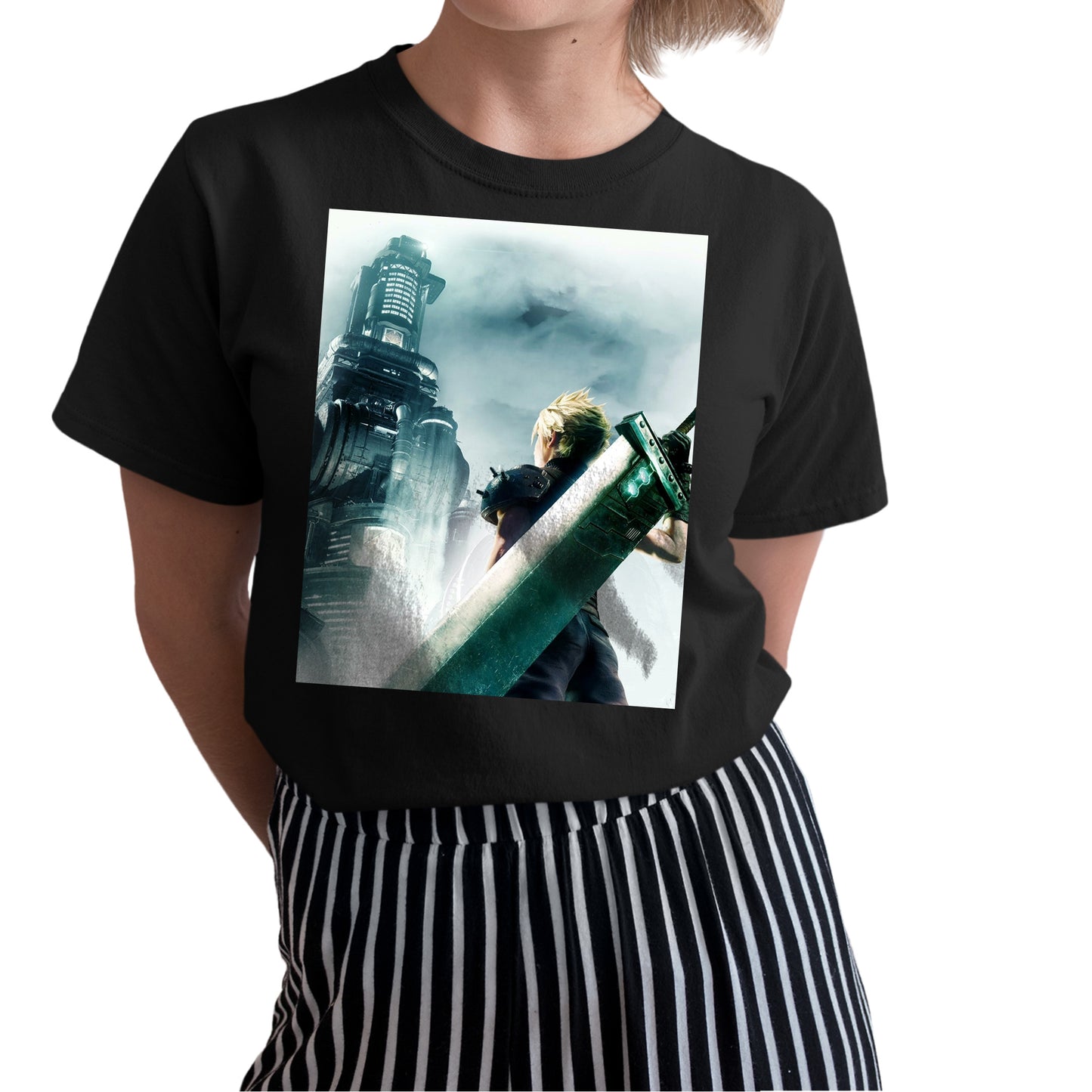 FF7 VII Cover Unisex T-shirt, Gamer Shirt, Gaming Gift