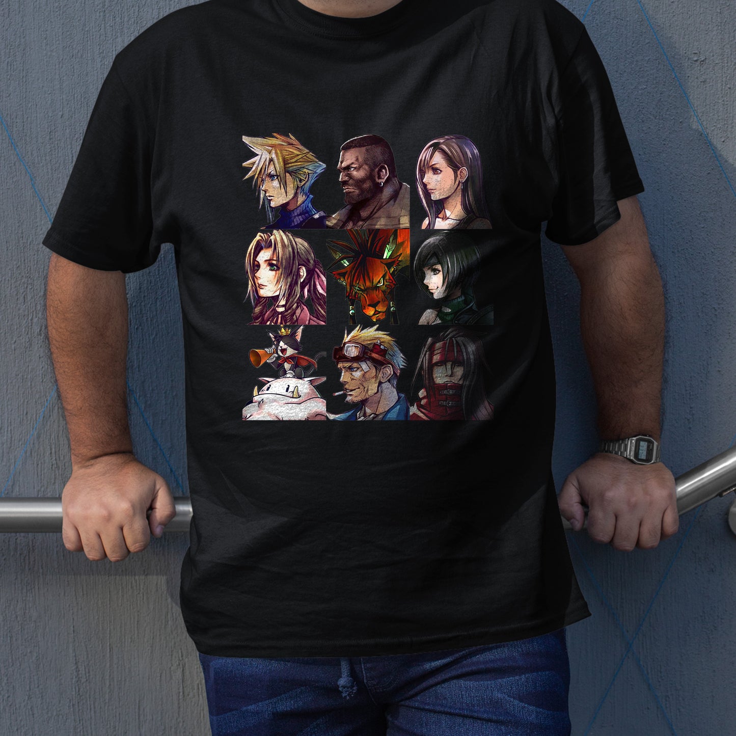 Final Fantasy VII Tetsuya Nomura Portraits Premium Unisex T-shirt