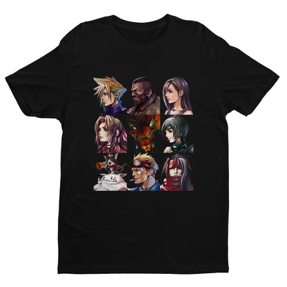 Final Fantasy VII Tetsuya Nomura Portraits Premium Unisex T-shirt