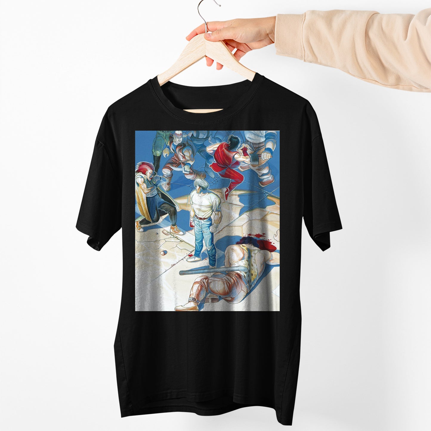 Final Fighter Arcade Cover Premium Unisex T-shirt
