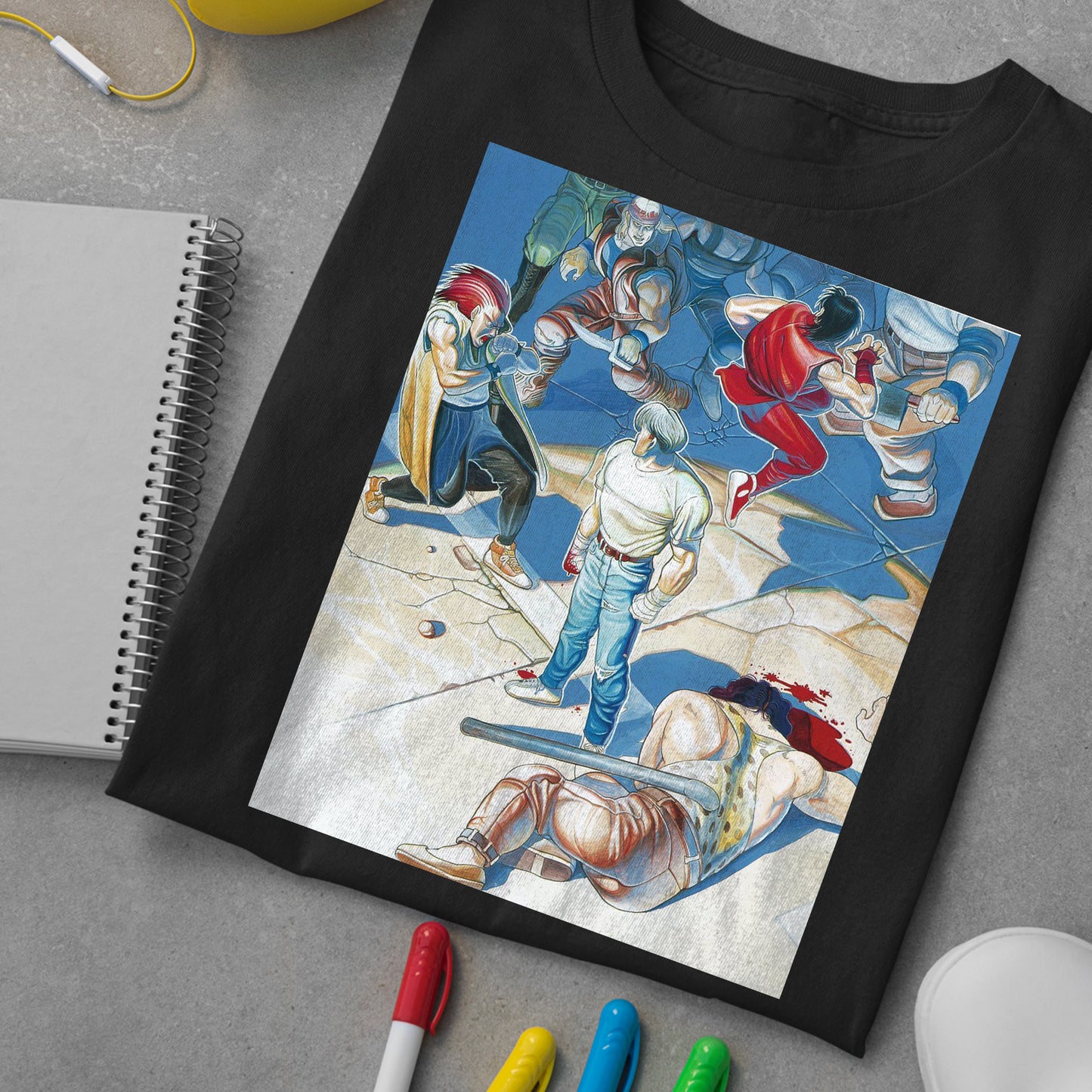 Final Fighter Arcade Cover Premium Unisex T-shirt