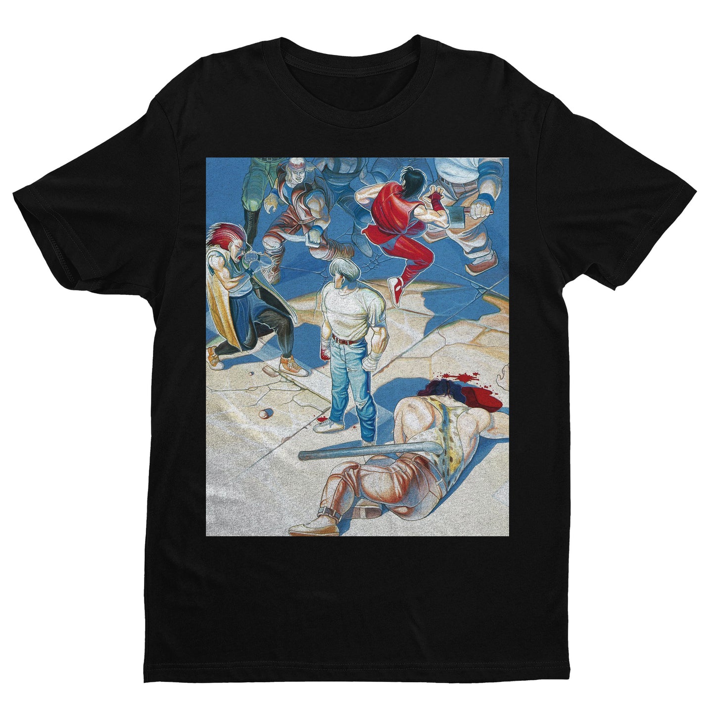 Final Fighter Arcade Cover Premium Unisex T-shirt