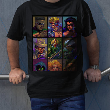 Forever Champions Portraits Unisex T-shirt, Gamer Shirt, Gaming Gift