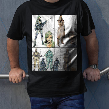 Foxhound & Genome Soldiers MGS Unisex T-shirt, Gamer Shirt, Gaming Gift