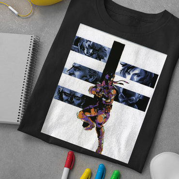 Foxhound Vs Snake MGS Unisex T-shirt, Gamer Shirt, Gaming Gift