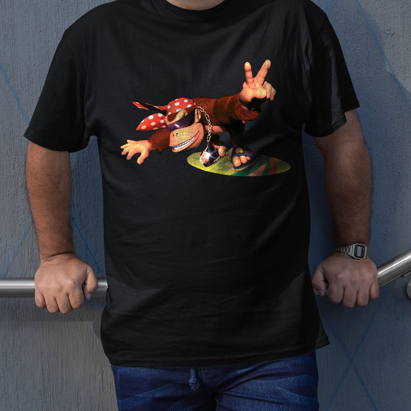 Funky DKC2 Unisex T-shirt, Gamer Shirt, Gaming Gift