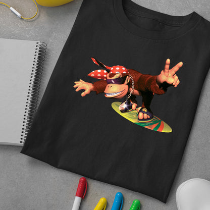 Funky DKC2 Unisex T-shirt, Gamer Shirt, Gaming Gift