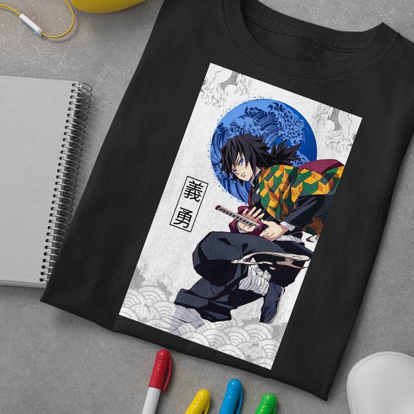Giyu Tomioka Water Breathing Hashira | Demon Slayer: Kimetsu no Yaiba Premium Unisex T-Shirt