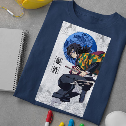 Giyu Tomioka Water Breathing Hashira | Demon Slayer: Kimetsu no Yaiba Premium Unisex T-Shirt