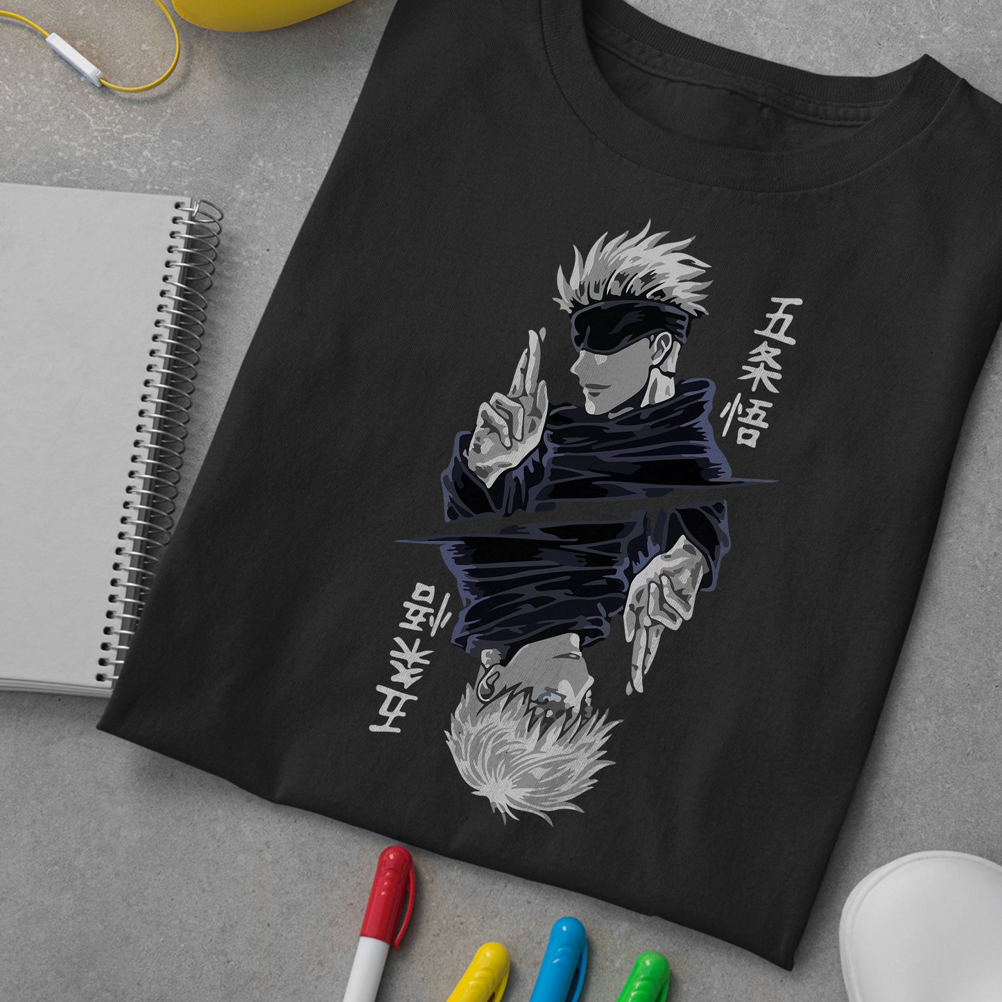 Gojo Satoru Jujutsu Kaisen Reflection Shirt, Gojo Satoru Shirt, Jujutsu Kaisen Shirt, Gojo Shirt, Gojo vs Sukuna Shirt, Anime Shirt
