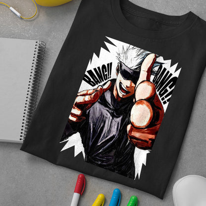 Gojo Satoru Bang Bang JJK Shirt, Gojo Satoru Shirt, Gojo Shirt, Gojo Graphic Shirt, Anime Shirt