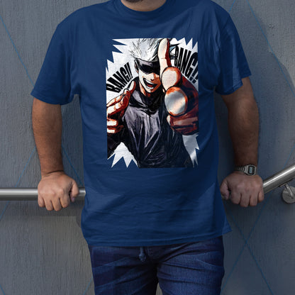 Gojo Satoru Bang Bang JJK Shirt, Gojo Satoru Shirt, Gojo Shirt, Gojo Graphic Shirt, Anime Shirt