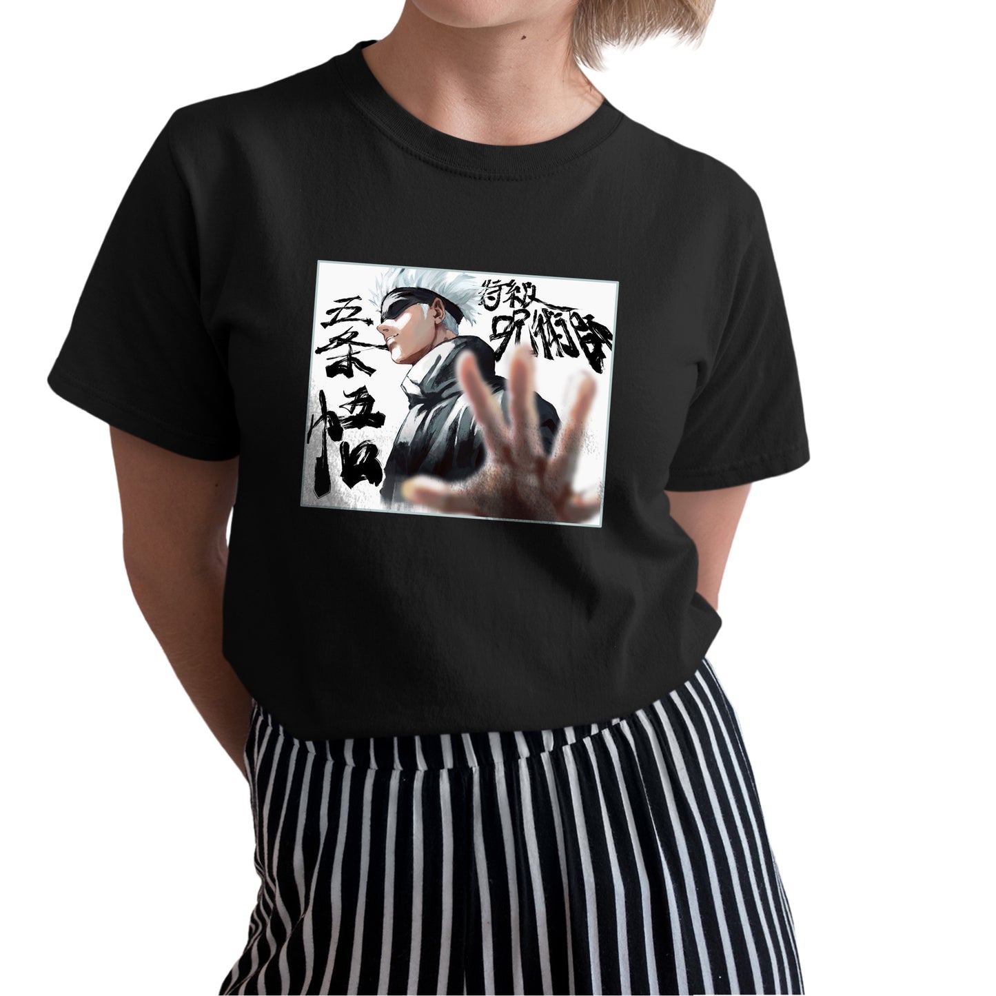 Gojo Satoru Stop JJK Shirt, Gojo Satoru Shirt, Jujutsu Kaisen Tshirt, Best Anime Shirts, Gift For Anime Lovers, Gojo Badass Tshirt, Anime Apparel, JJK Shirt