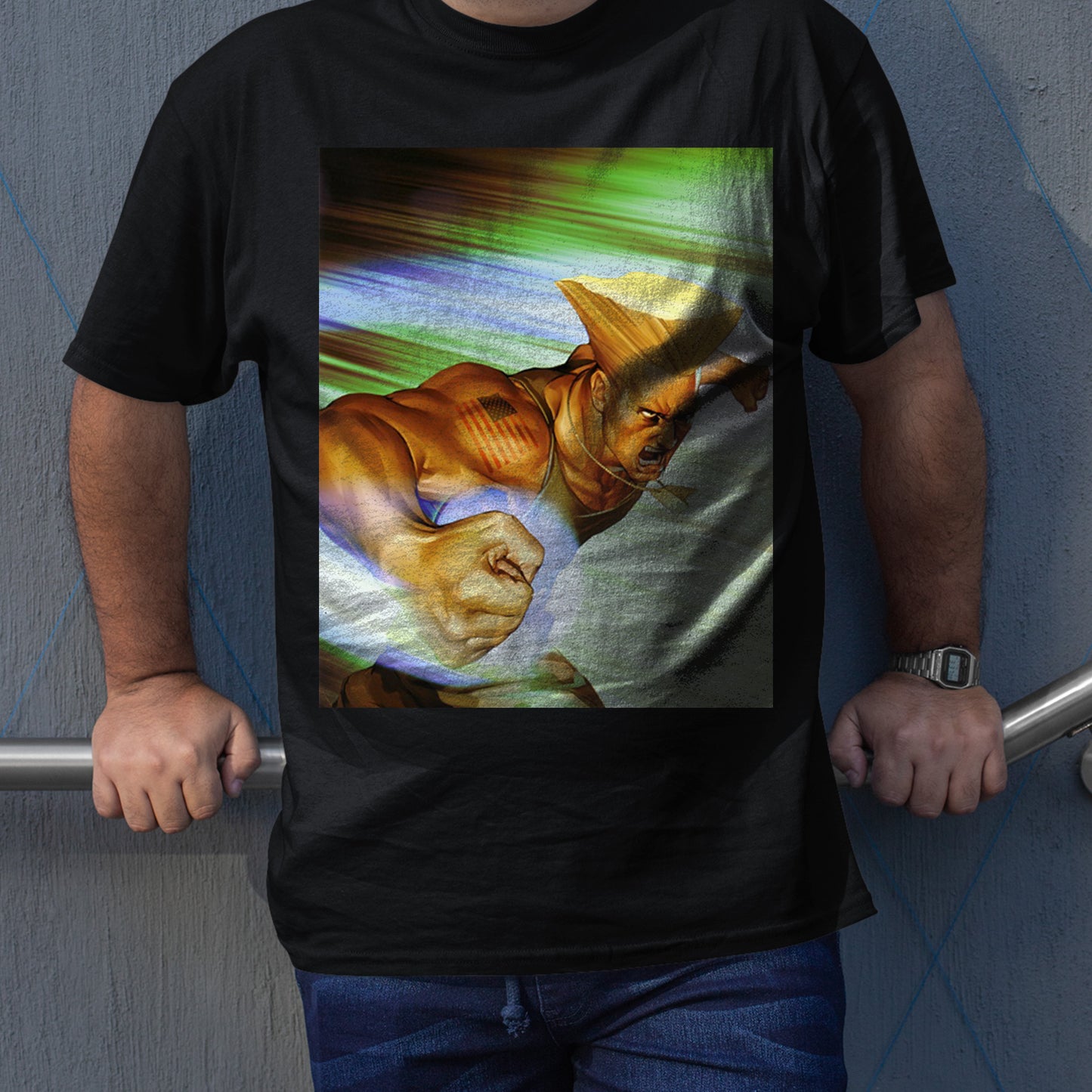 Guile | Street Fighter Comic Premium Unisex T-shirt