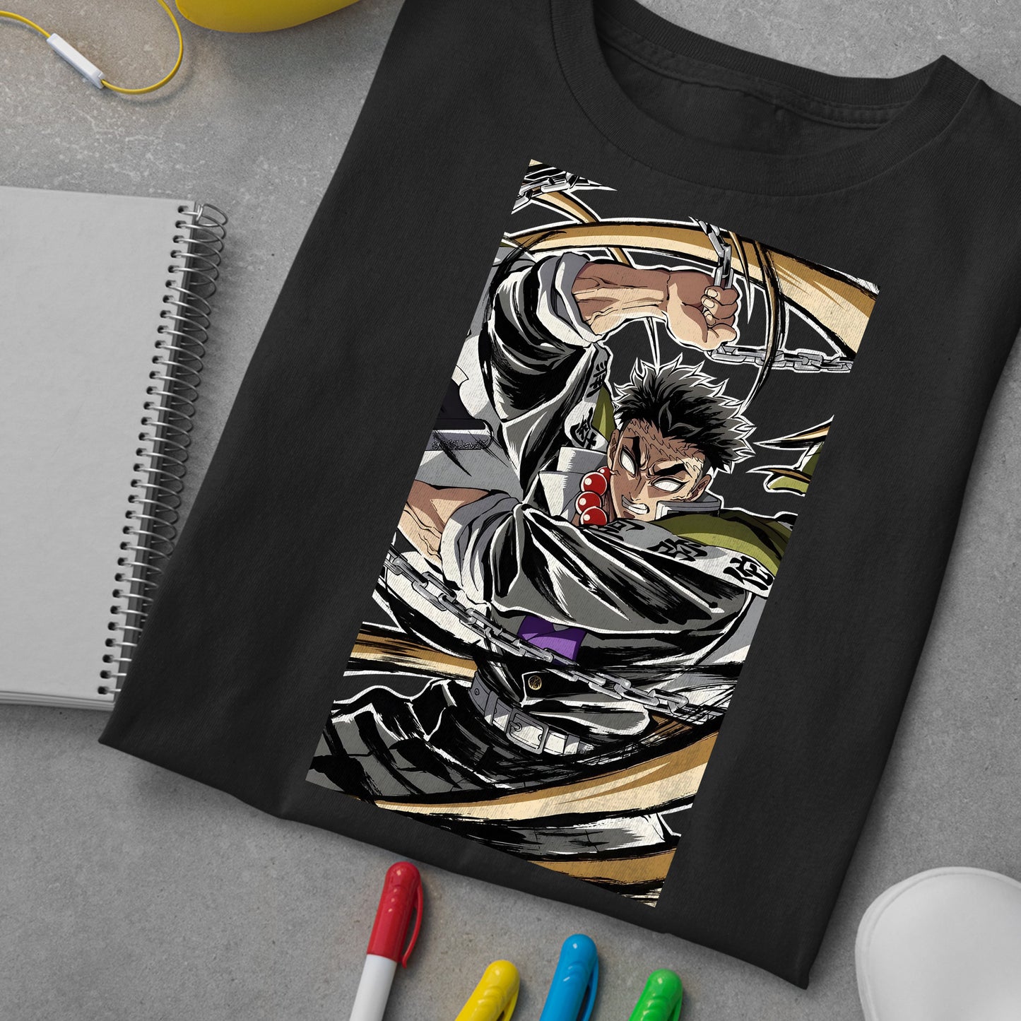 Gyomei Himejima Fighting Shirt | Demon Slayer: Kimetsu no Yaiba Premium Unisex T-Shirt