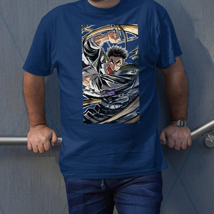 Gyomei Himejima Fighting Shirt | Demon Slayer: Kimetsu no Yaiba Premium Unisex T-Shirt