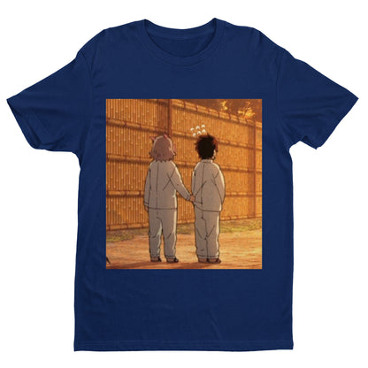 Inosuke & Tanjiro KNY Shy | Demon Slayer: Kimetsu no Yaiba Premium Unisex T-Shirt