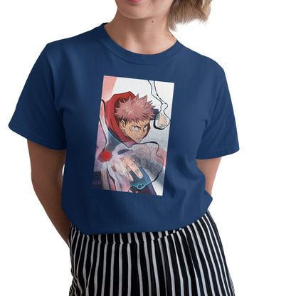 Itadori Punch Art | Jujutsu Kaisen Premium Unisex T-Shirt