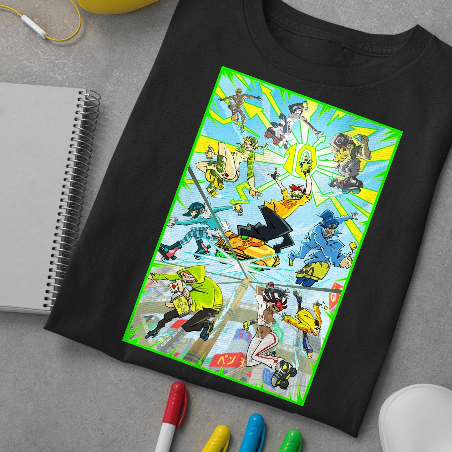 Jet Set Radio Jet Grind Radio Cover V3 Premium Unisex T-shirt
