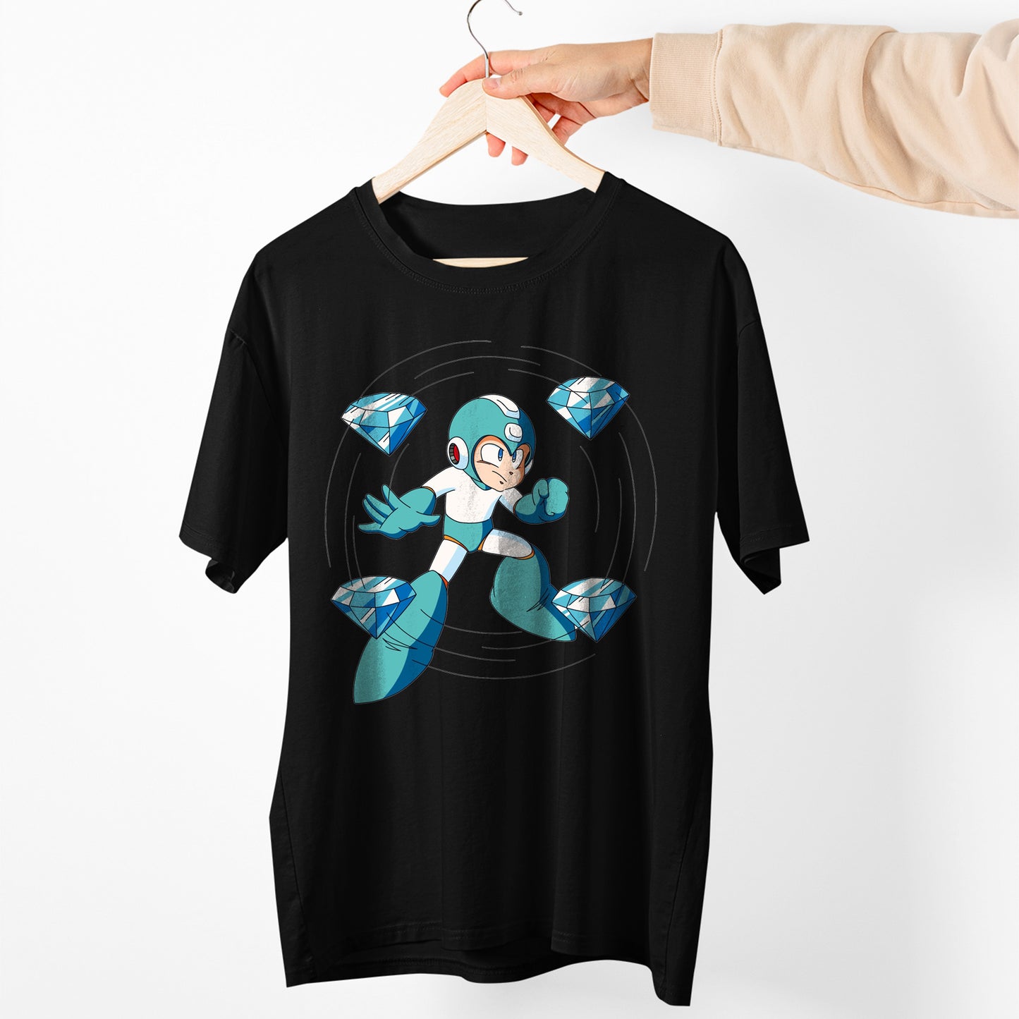 Jewel Satellite Mega Boy Rockman Premium Unisex T-shirt