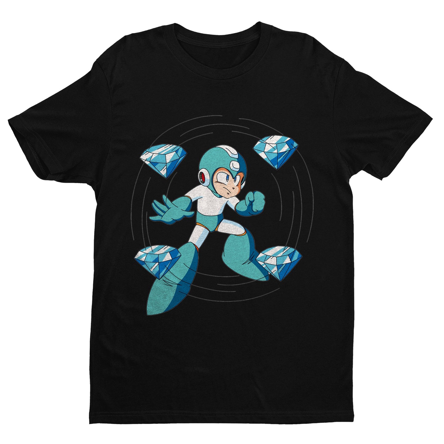 Jewel Satellite Mega Boy Rockman Premium Unisex T-shirt