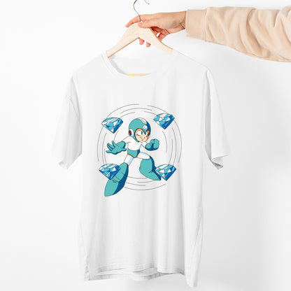 Jewel Satellite Mega Boy Rockman Premium Unisex T-shirt