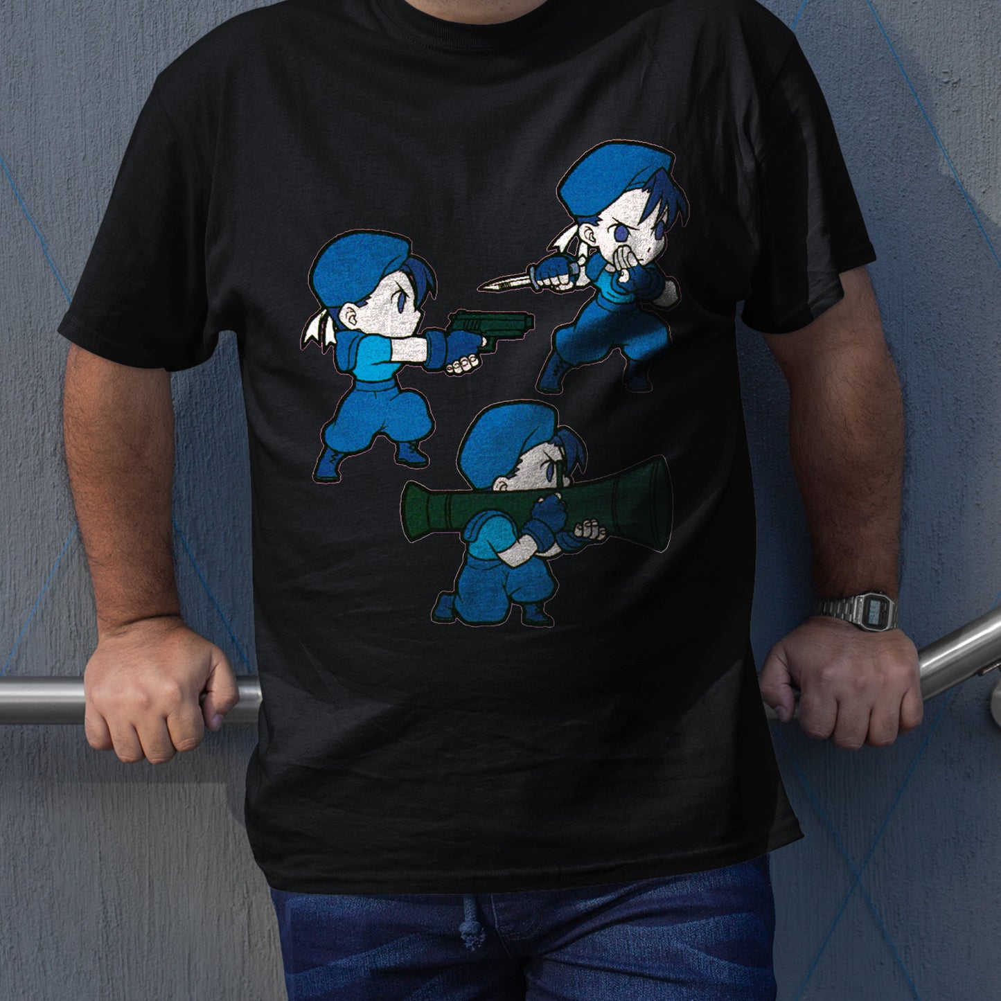 Jill Chun Valentine Li Varients | Ghibi Art Premium Unisex T-shirt