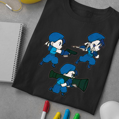 Jill Chun Valentine Li Varients | Ghibi Art Premium Unisex T-shirt