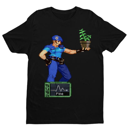 Jill Valentine with Fine Health Icon | Resident Evil 3 Premium Unisex T-shirt