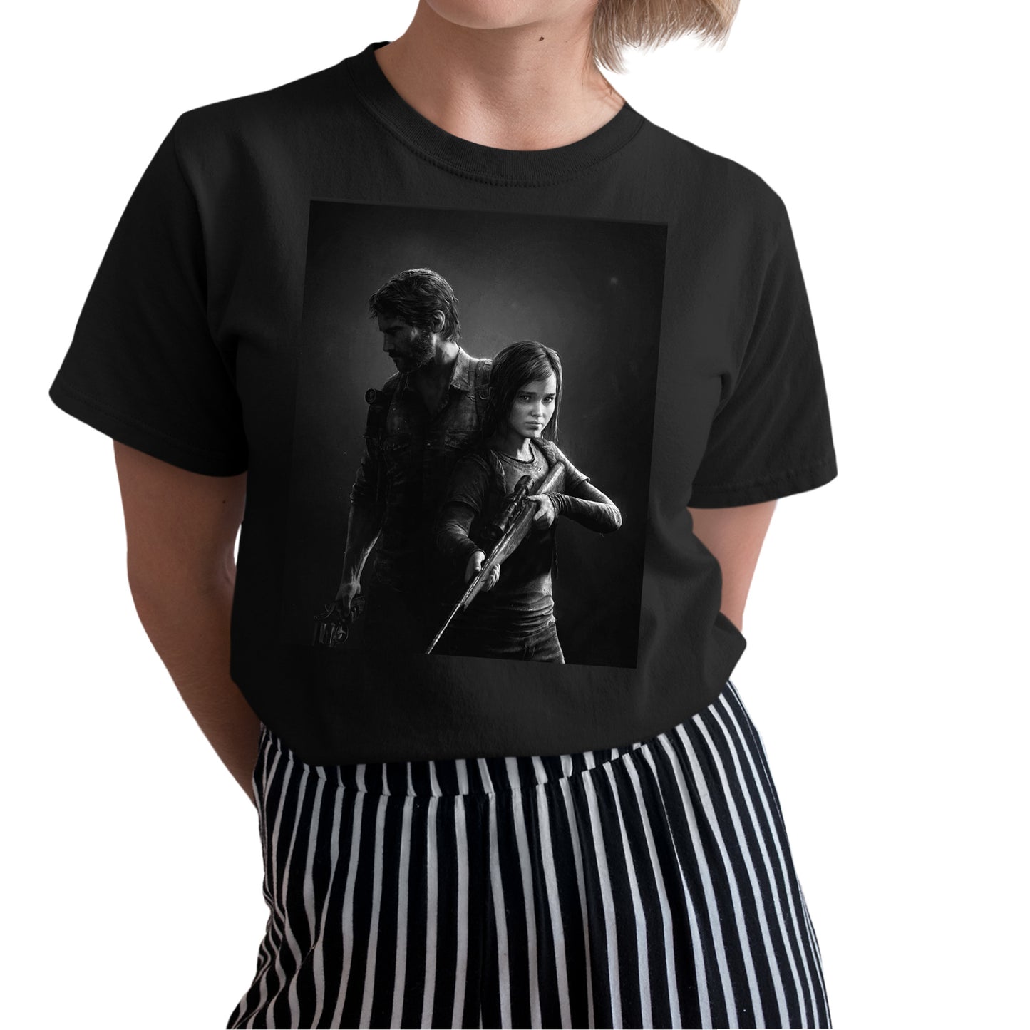 Joel & Ellie TLOU V2 Unisex T-shirt, Gamer Shirt, Gaming Gift