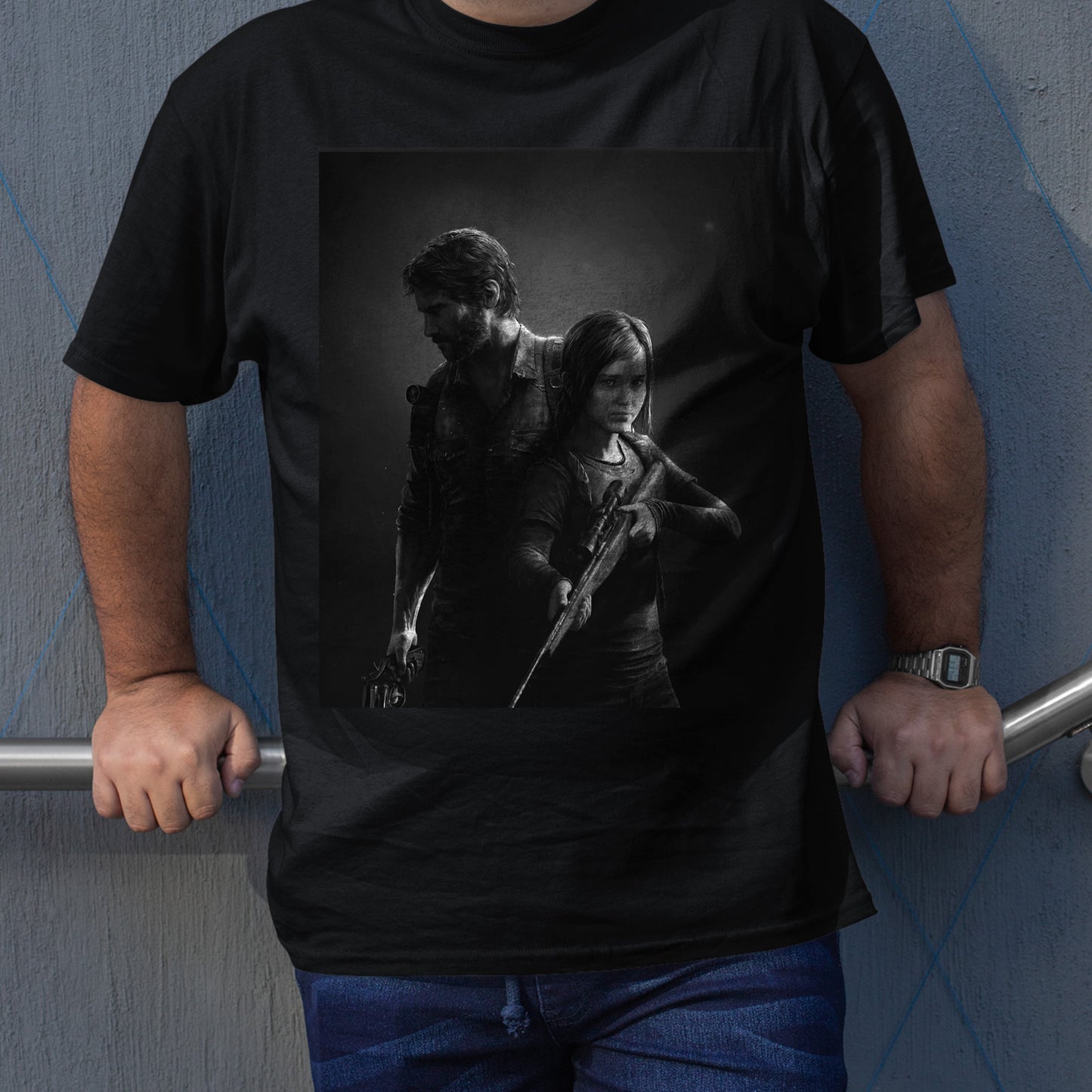 Joel & Ellie TLOU V2 Unisex T-shirt, Gamer Shirt, Gaming Gift