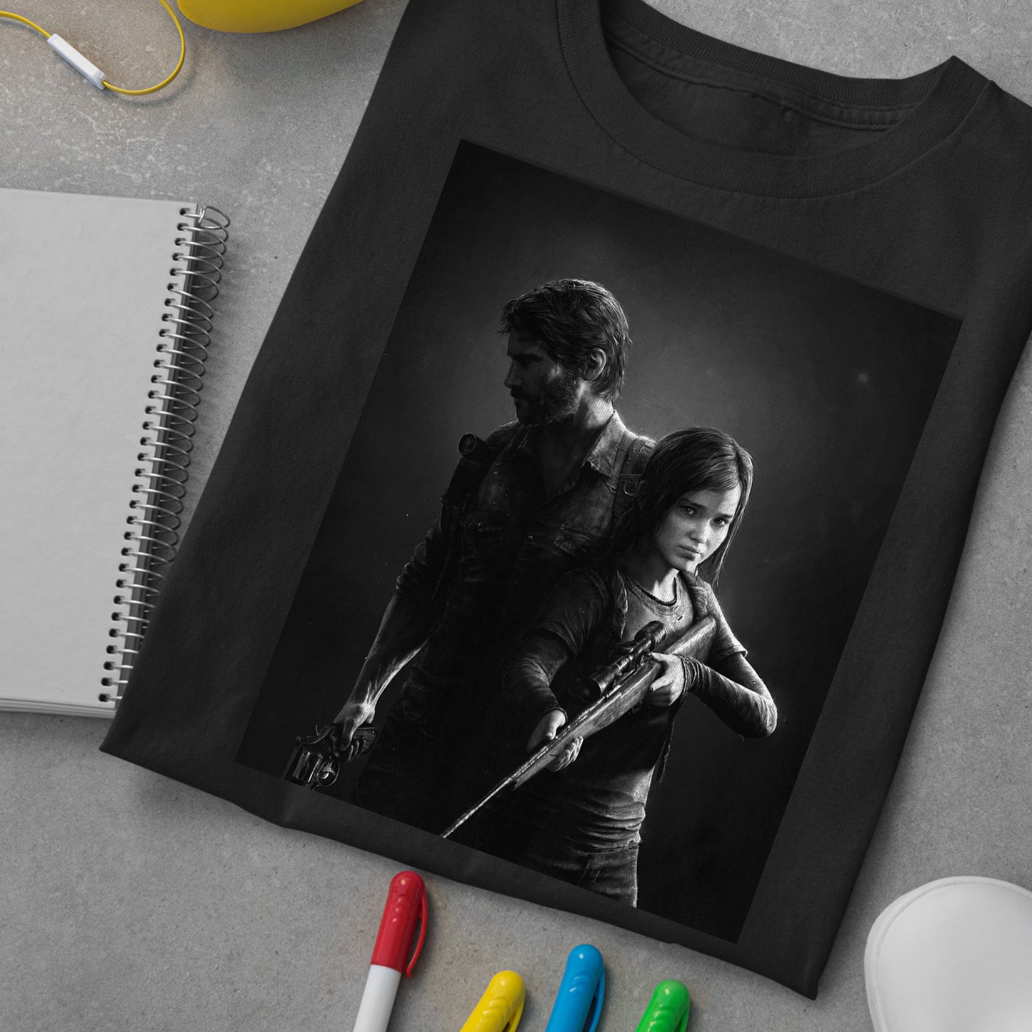 Joel & Ellie TLOU V2 Unisex T-shirt, Gamer Shirt, Gaming Gift