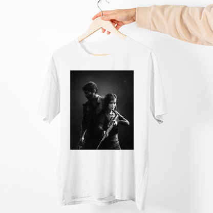Joel & Ellie TLOU V2 Unisex T-shirt, Gamer Shirt, Gaming Gift