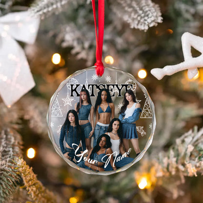 Personalized Katseye Ornament, Kpop Gift, Katseye Beautiful Chaos