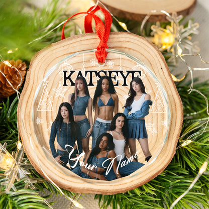 Personalized Katseye Ornament, Kpop Gift, Katseye Beautiful Chaos
