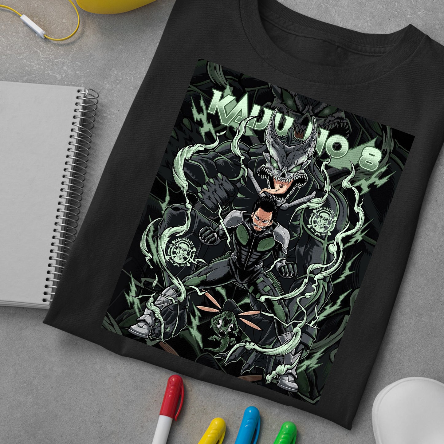 Kaiju No.8 Shirt, Kaiju 8 Tshirt, Kaiju Shirt, Anime Graphic Tees, Otaku Shirt, Anime Gifts