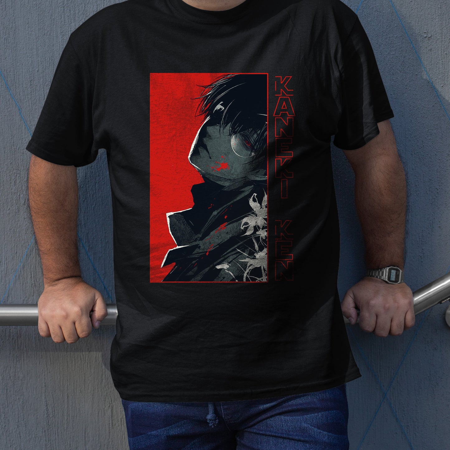 Kaneki Ken Tokyo Ghoul Shirt, Tokyo Ghoul Shirt, Kaneki Shirt, Anime Shirt, Gifts For Him, Gifts For Her, Japanese Streetwear, Anime Tshirt, Unisex Shirt
