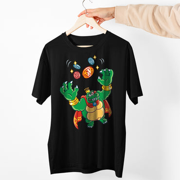 Kaptain King K Rool With Donkey Koins Unisex T-shirt, Gamer Shirt, Gaming Gift