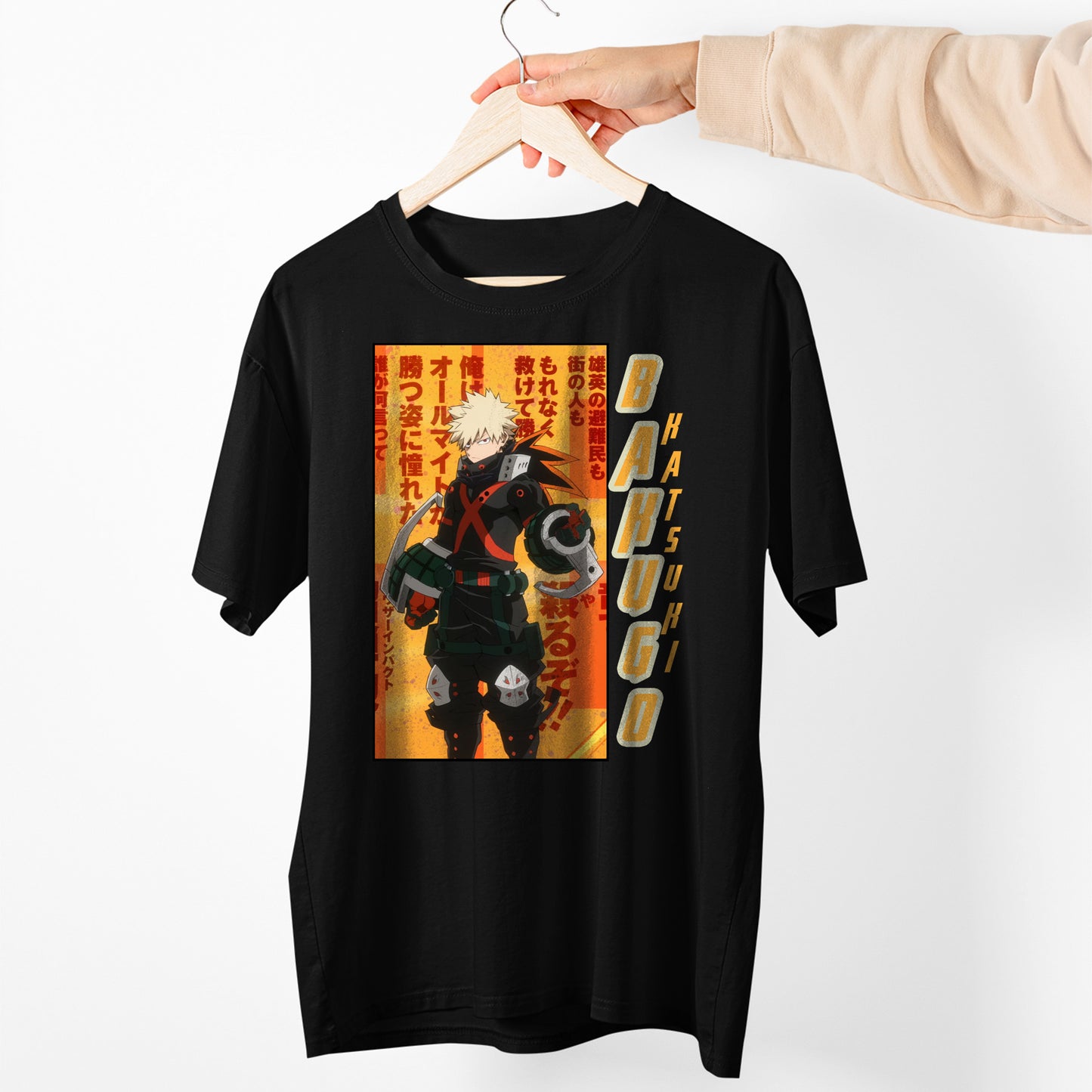 Katsuki Bakugo Hero Academy Shirt, Hero Academia Shirt, Anime Shirt, Anime Graphic Tee, Gift For Him, Gift For Her, Unisex Shirt, Japanese Streetwear, Anime Gifts