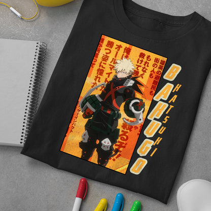 Katsuki Bakugo Hero Academy Shirt, Hero Academia Shirt, Anime Shirt, Anime Graphic Tee, Gift For Him, Gift For Her, Unisex Shirt, Japanese Streetwear, Anime Gifts