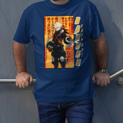 Katsuki Bakugo Hero Academy Shirt, Hero Academia Shirt, Anime Shirt, Anime Graphic Tee, Gift For Him, Gift For Her, Unisex Shirt, Japanese Streetwear, Anime Gifts