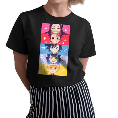 Kimetsu no Yaiba DemonSlayer Characters Ghibli Style | Demon Slayer: Kimetsu no Yaiba Premium Unisex T-Shirt