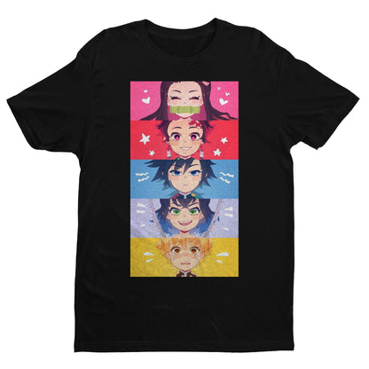 Kimetsu no Yaiba DemonSlayer Characters Ghibli Style | Demon Slayer: Kimetsu no Yaiba Premium Unisex T-Shirt