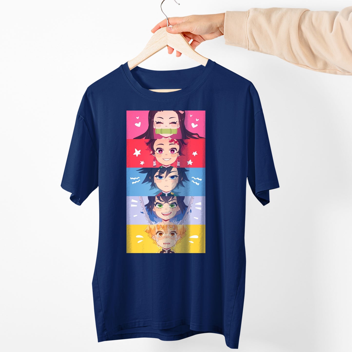 Kimetsu no Yaiba DemonSlayer Characters Ghibli Style | Demon Slayer: Kimetsu no Yaiba Premium Unisex T-Shirt