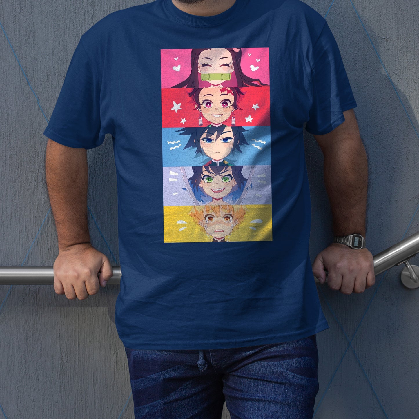 Kimetsu no Yaiba DemonSlayer Characters Ghibli Style | Demon Slayer: Kimetsu no Yaiba Premium Unisex T-Shirt